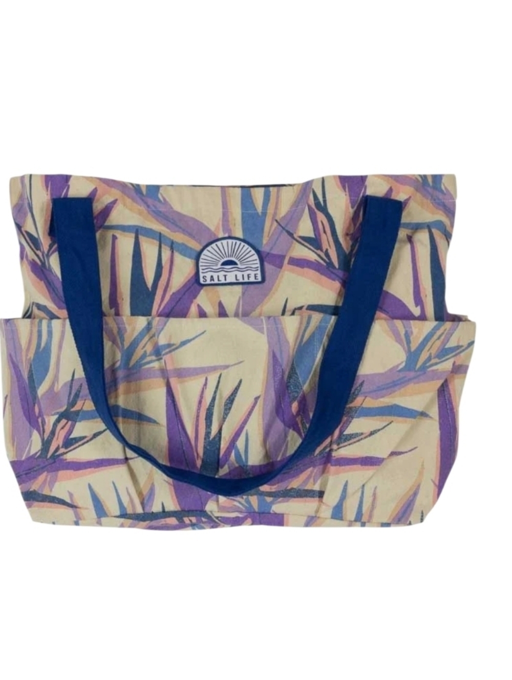 NEW! SALT LIFE Utopia Sunray Towel Cotton Twill Multi-Pocket Tote.